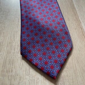 Stefano Ricci Blue/Red Silk Tie